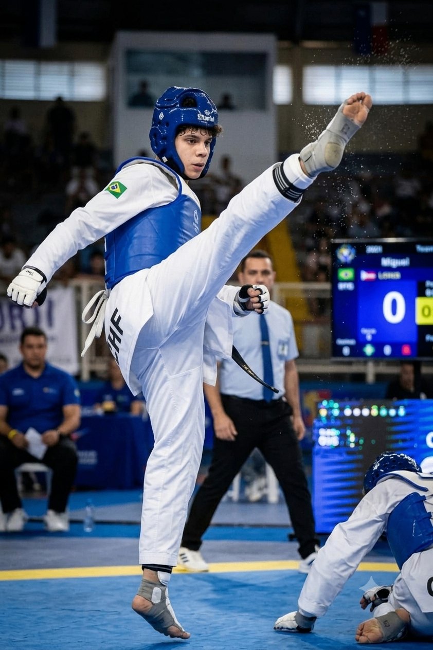 Miguel Canal Christo, atleta de Taekwondo